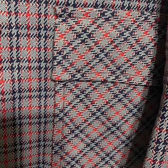 Vintage COLLEGE PARK sports jacket red and blue Med - Picture 3 of 8